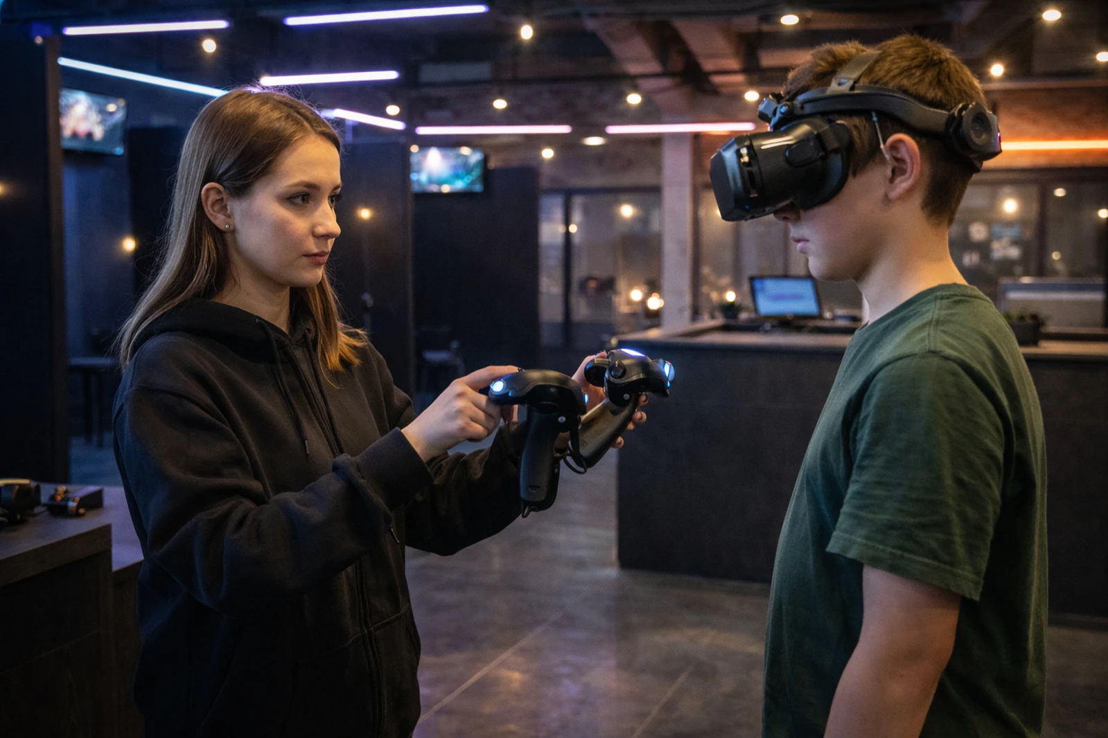 VR-клуб в спальном районе