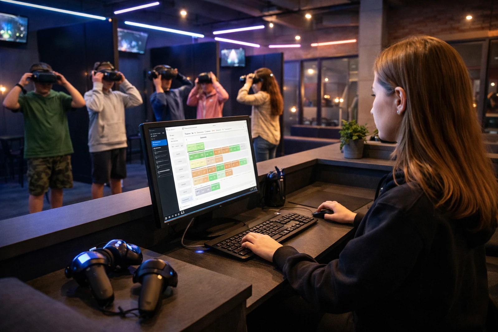 VR-клуб в спальном районе